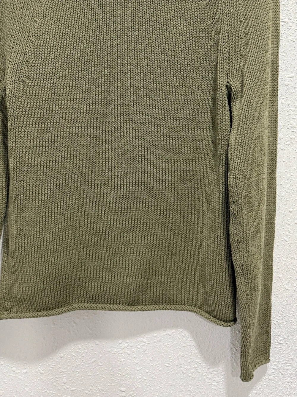 J. Crew 100% cotton Olive Green Crewneck Sweater M